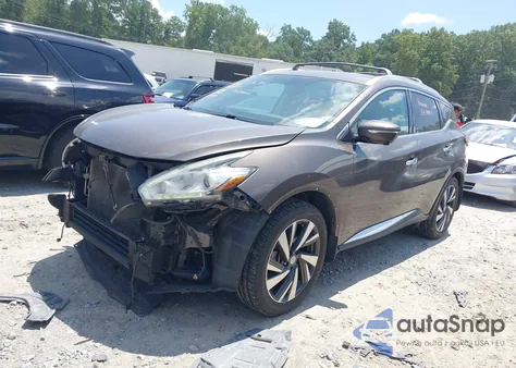 2015 Nissan Murano Platinum from USA, damaged, VIN 5N1AZ2MH8FN250342